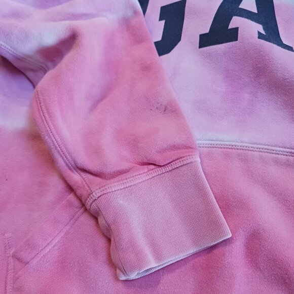 BUNDLE Lot 2x Gap Kids Dip Dye Sweatshirt XL Mustard Yellow & Pink Blue Cotton - Picture 8 of 16